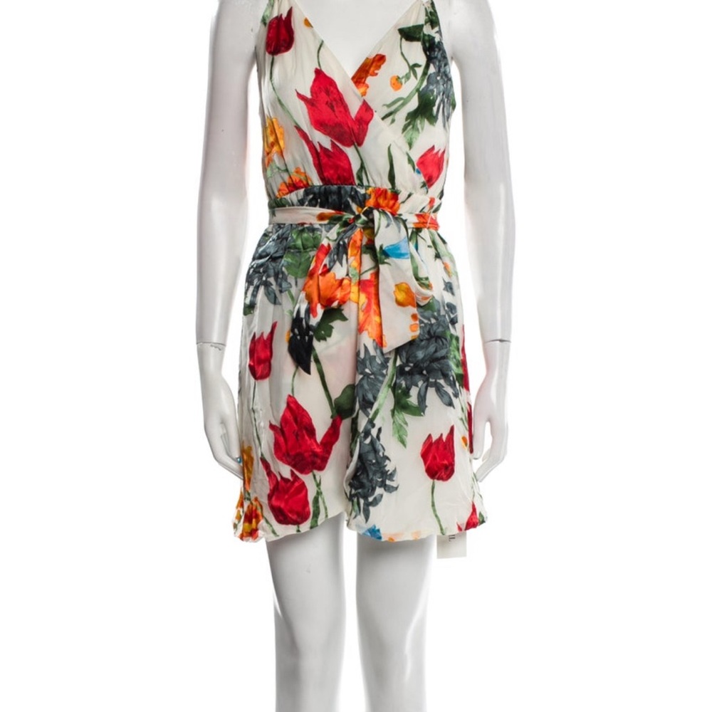 Alice + Olivia Silk Wrap Dress